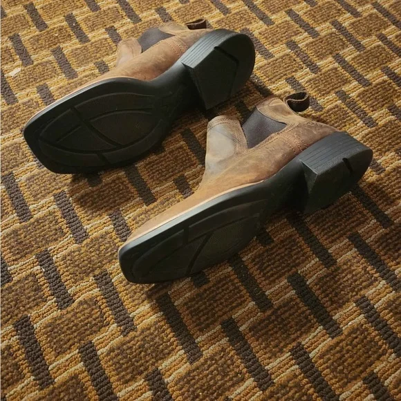 Men's Ariat Chelsea Brown Ankle Boots - Picture 2 of 2